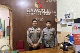 Patroli Presisi, Polres Kaur Lakukan Pengamanan di Kantor Bawaslu