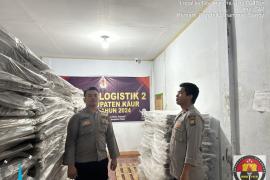 Berikan Pengamanan di Kantor KPUD, Polres Kaur Patroli di Gudang Logistik 2