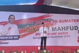 Ridwan Mukti saat menyampaikan sambutan