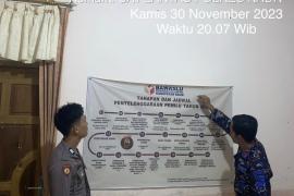 Antisipasi Kejadian yang Tidak Diinginkan, Personel Polres Kaur Berjaga di Kantor Bawaslu 