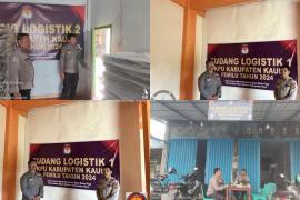 Personel OMB Polres Kaur Patroli dan Laksankan Pengamanan di Gudang Logistik KPUD Kaur 