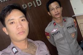 Ciptakan Pemilu Aman, Personel OMB Polres Kaur Patroli di Kantor Bawaslu 