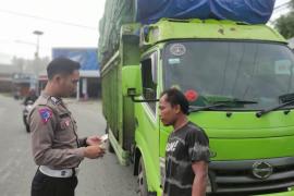 Gelar Patroli, Polres Kaur Tindak Kendaraan yang Melanggar 