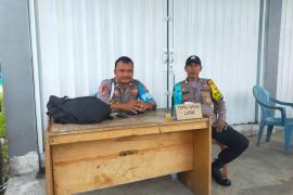 Cegah Timbulnya Gangguan, Polres Mukomuko Tingkatkan Pengamanan di Gudang Logistik Pemilu 