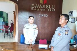 Pengamanan Berkala, Polres Kaur Rutinkan Patroli di Bawaslu Kaur 