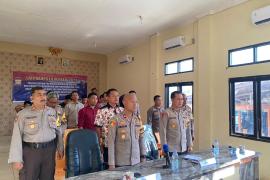 Hadapi Perayaan Natal dan Tahun Baru, Polres Kaur Ikuti Vicon Lat Pra Ops Terkait Kesiapan Ops Lilin Nala Tahun 2023 