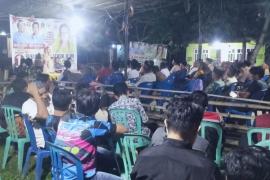 Personel OMB Polres Kaur Lakukan Pengamanan Kampanye Tatap Muka Calon Angota DPR RI 