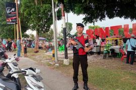 Sambangi Tempat Keramaian, Sat Samapta Polres Kaur Patroli Presisi
