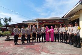Kapolres Kaur Bersama Ketua Bhayangkari Laksanakan Kunker ke Polsek Jajaran
