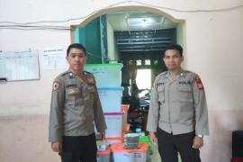 Personel OMB Polres Kaur Patroli di Kantor Bawaslu Lakukan Sitem Pengamanan Berkala 