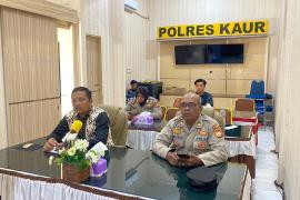 Polres Kaur Ikuti Vicon Program Quick Wins TW IV Mendukung Kegiatan KRYD Nusantara Cooling System 2023-2024