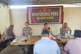 Polres Kaur Melaksanaan Konfrensi Pers Terkait Capaian Kinerja Polres Kaur Tahun 2023