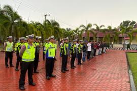 Jelang Malam Pergantian Tahun, Polres Mukomuko Gelar Apel Pengamanan Malam Tahun Baru 