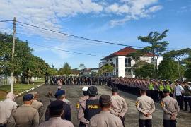 Polres Kaur Gelar Pengamanan Aksi Damai Perkumpulan Petani Sawit Sejahtera