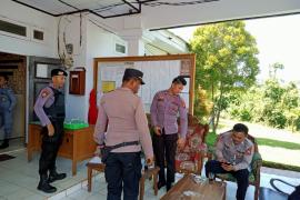 OMB, Personel Polres Kaur Patroli Dialogis di Seputaran Kmator KPUD, Bawaslu, dan Gudang Logistik