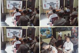 Seksi Hukum Polresta Bengkulu Sosilisasi Hukum di Polsek Ratu Samban 