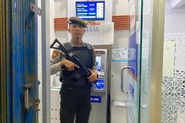 Sambangi Obvit ATM, Sat Samapta Polres Kaur Cek Keamanan di Seputaran ATm  