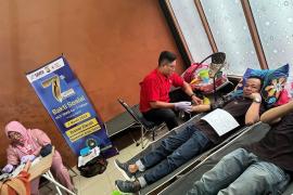 Serentak se-Indonesia, SMSI Bengkulu Gelar Baksos Donor Darah dalam Rangka HUT Ke-7