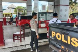 Jelang Idulfitri, Satreskrim Polres Mukomuko Cek SPBU