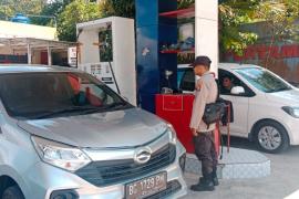Jelang Idulfitri, Personel Sat Intelkam Polres Rejang Lebong Kembali Cek SPBU