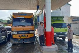 Polres Mukomuko Cek SPBU Jelang Arus Mudik Lebaran 