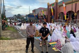 Polres Kepahiang Laksanakan Pengamanan Sholat Idul Fitri 
