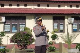 Polres Kaur Apel Gelar Pasukan Antisipasi Unras Pasca Pembacaan Putusan Sidang Sengketa (PHPU) Pilpres 