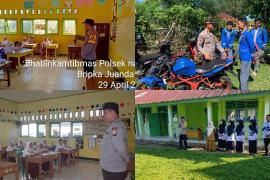 Police Goes To School, Polsek Jajaran Polres Kaur Sampaikan Imbauan Kamtibmas 