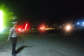 Patroli Blue light Sat Lantas Polres Kaur Pantau Daerah Rawan Kecelakaan