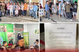 Personel Sat Intelakam Polresta Bengkulu Lakaukan Pengamanan Aksi Spontan Para Driver Grab Car 
