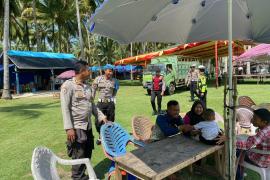 Patroli Gabungan Piket Fungsi Polres Kaur Pantai di Seputaran Wilayah Kecamatan Kaur Selatan 