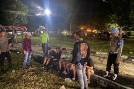 Patroli KRYD, Gabungan Piket Fungsi Polres Kaur di Seputaran Wilayah Kecamatan Kaur Selatan 