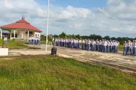Tanamkan Budaya Tertib Berlalu Lintas, Satlantas Polres Mukomuko Gelar Sosialisasi Edukasi di SMKN 01 Mukomuko 