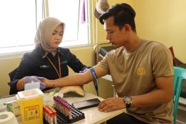 Pelihara dan Tingkatkan Kesehatan, Personel Polres Mukomuko dan Polsek Jajaran Ikuti Pemeriksaan Kesehatan