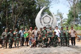 Kapolres Bengkulu Utara Hadiri Kunjungan Wasev TMMD Ke 120 T.A 2024 Kodim 0423 di Bukit Makmur Ketahun