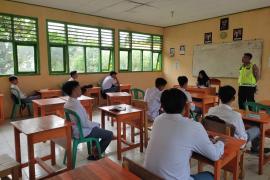 Police Goes To School, Satlantas Polres Kuar Edukasi Pelajar SMPN Muhammadiyah 
