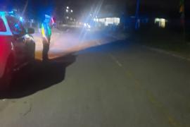 Jaga Keamanan dan Kelancaran Lalu Lintas, Sat Lantas Polres Kaur Patroli Blue light 