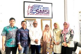 Jurusan Ilmu Komunikasi Fisip Unib Jajaki Kerjasama dengan SMSI Bengkulu