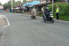 Jelang Peringatan Hari Bhayangkara ke 78, Sat Lantas Polres Kaur Giatkan Pengaturan Lalu Lintas 