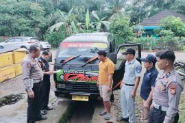 PT Jasa Raharja Cabang Bengkulu Bersama Kepolisian dan Dinas Perhubungan Gelar Ramp Check Untuk Memastikan Keamanan dan Keselamatan Angkutan Umum