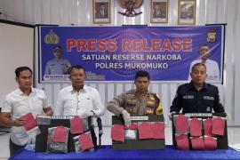 Sat Narkoba Polres Mukomuko Ungkap Kasus Tindak Pidana Narkotika Operasi Antik Nala 2024 