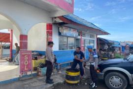 Personel Polsek Ketahun Masuk Pasar Tradisional Sampaikan Pesan Kamtibmas