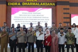 Puslitbang Polri Lakukan Penelitian Penanganan Tindak Kekerasan Pada Perempuan dan Anak di Polresta Bengkulu