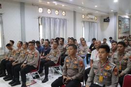 Jeang Pilkada 2024 , Polres Mukomuko Gelar Latihan Pra Ops Mantap Paraja Nala 2024 