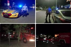 Piket Patroli Polsek Gading Cempaka Datangi dan Cek TKP Kebakaran di SMPN 18 Kota Bengkulu 