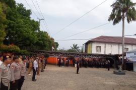 Bawaslu Provinsi Bengkulu Gelar Apel Siaga Penertiban Alat Peraga Sosialisasi