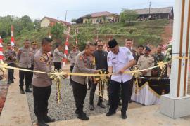 Kunker Ke Mapolres Benteng, Kapolda Bengkulu Resmikan Lapangan Multifungsi Wicaksana Laghawa