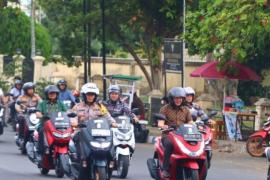 Deklarasi Pemilu Damai, Kapolda Bengkulu Bersama FKPD Kirab Bareng Bikers