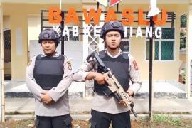 Berkomitmen Ciptakan Pemilu Damai, Polres Kepahiang Amankan Kantor Penyelenggara Pemilu