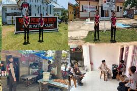 Patroli Rutin, Sat Samapta Polres Kaur Pantau Sitkamtibmas di Seputran Wilkum 